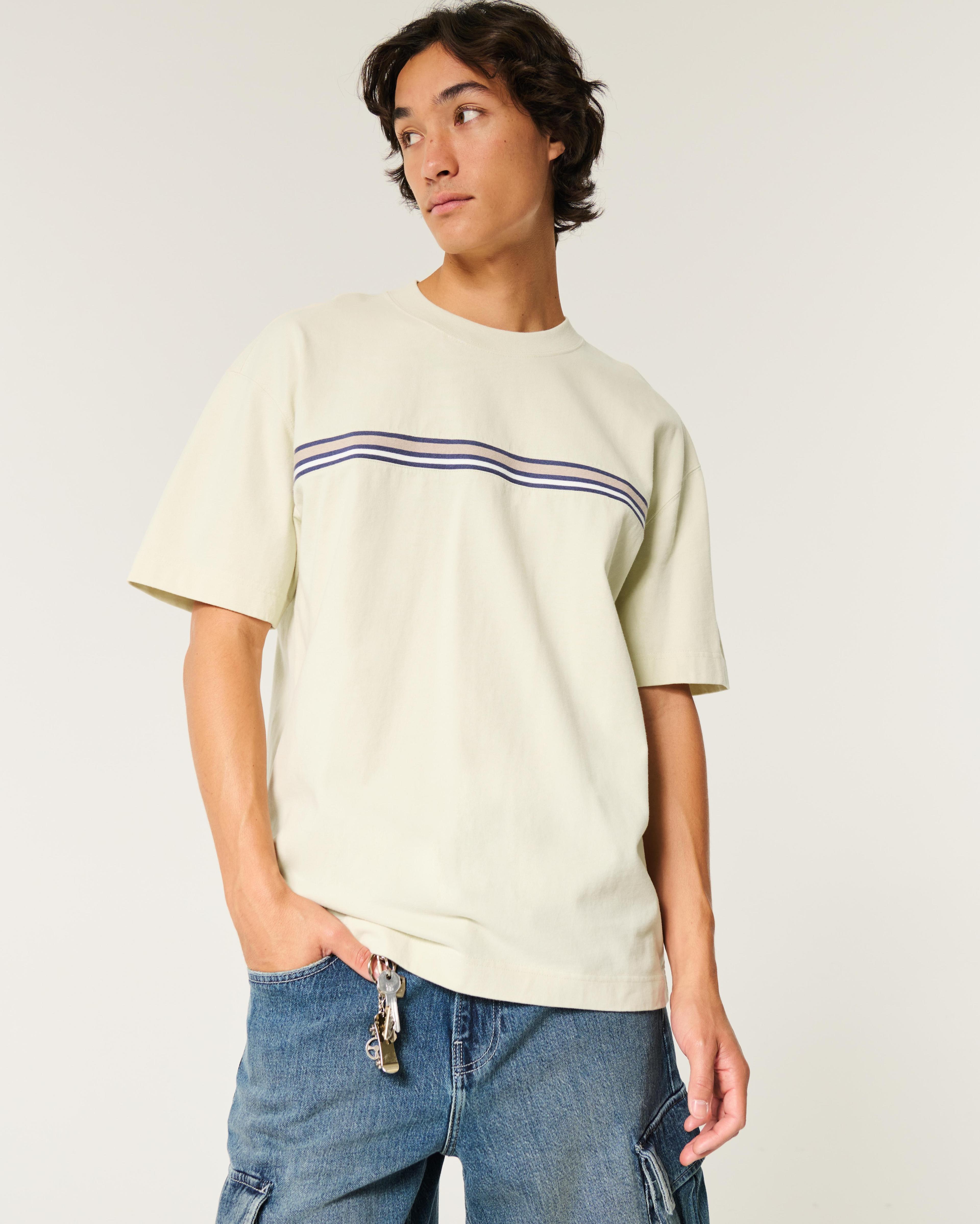 Boxy Washed Heavyweight Crew T-Shirt Product Image