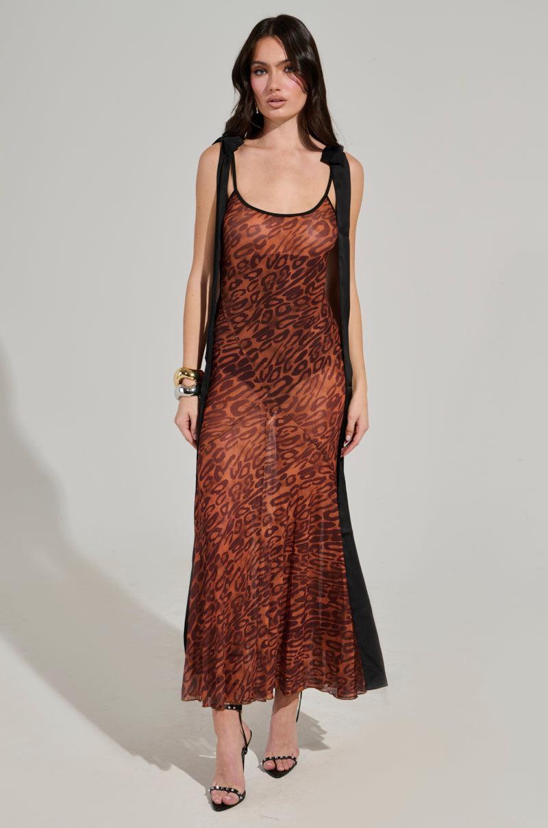 ALL ABOUT ME MESH MAXI DRESS Product Image