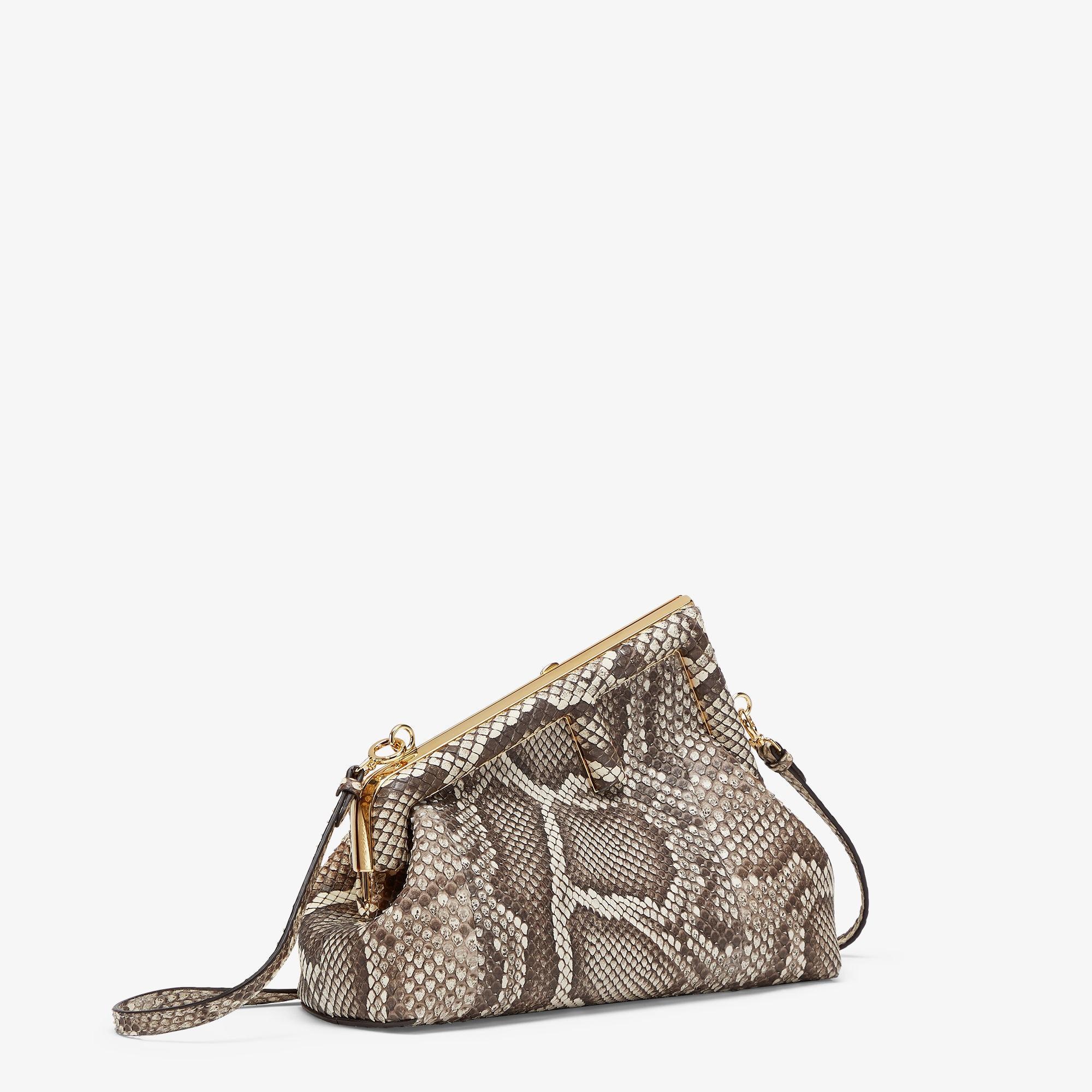 Fendi First SmallNatural python leather bag Product Image