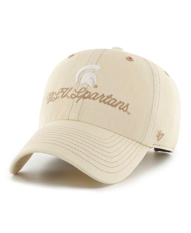 Womens 47 Tan Michigan State Spartans Haze Clean Up Adjustable Hat Product Image