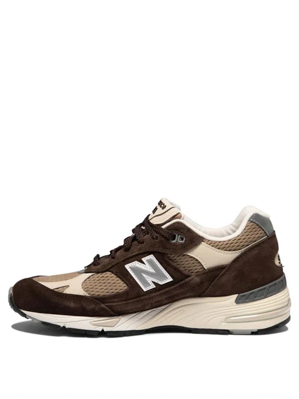 NEW BALANCE Logo Sneakers In Brown Product Image