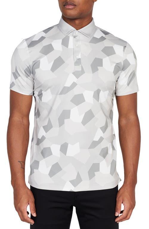 Redvanly Baron Geometric Camo Performance Golf Polo Product Image