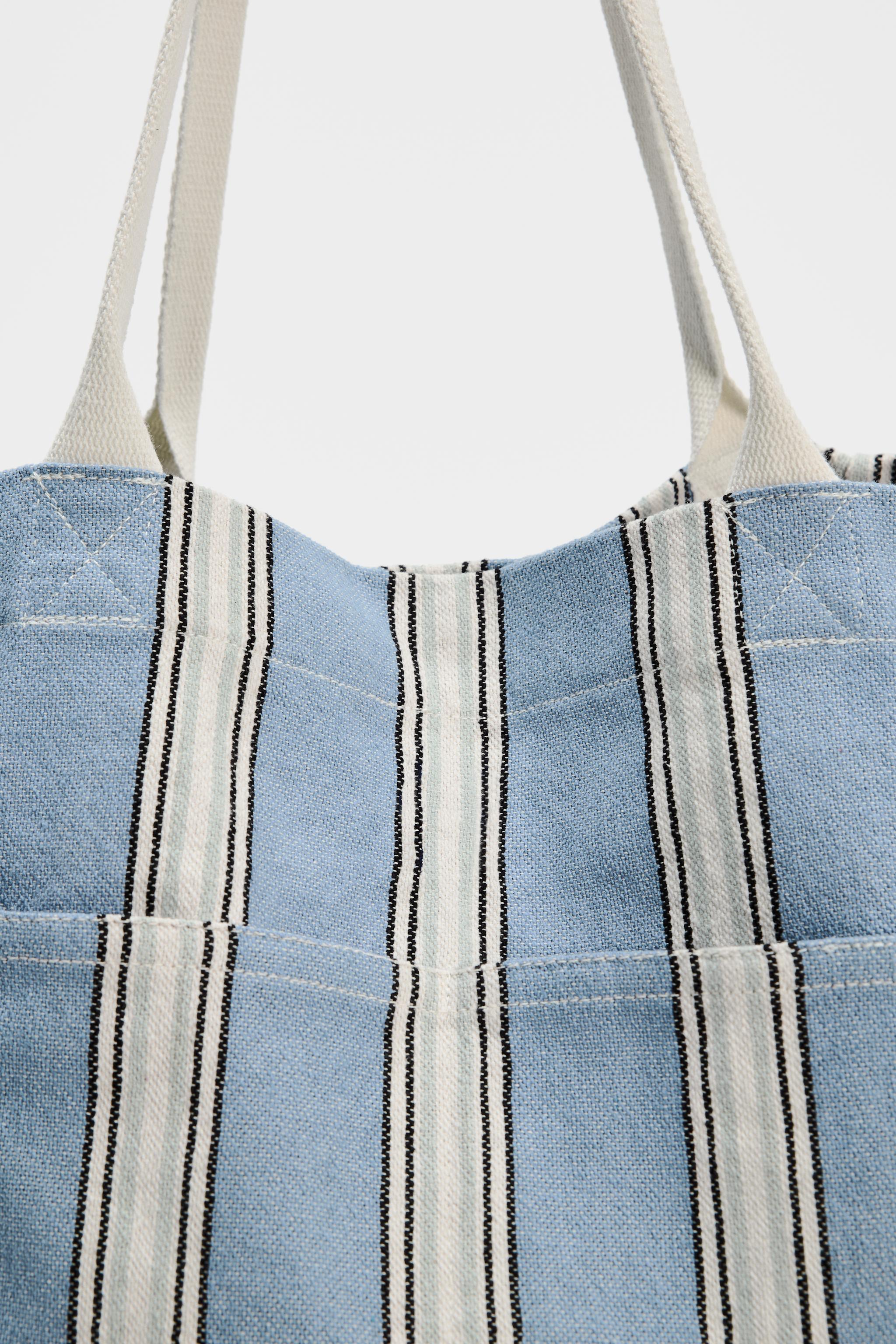 STRIPED SHOPPER BAG Product Image