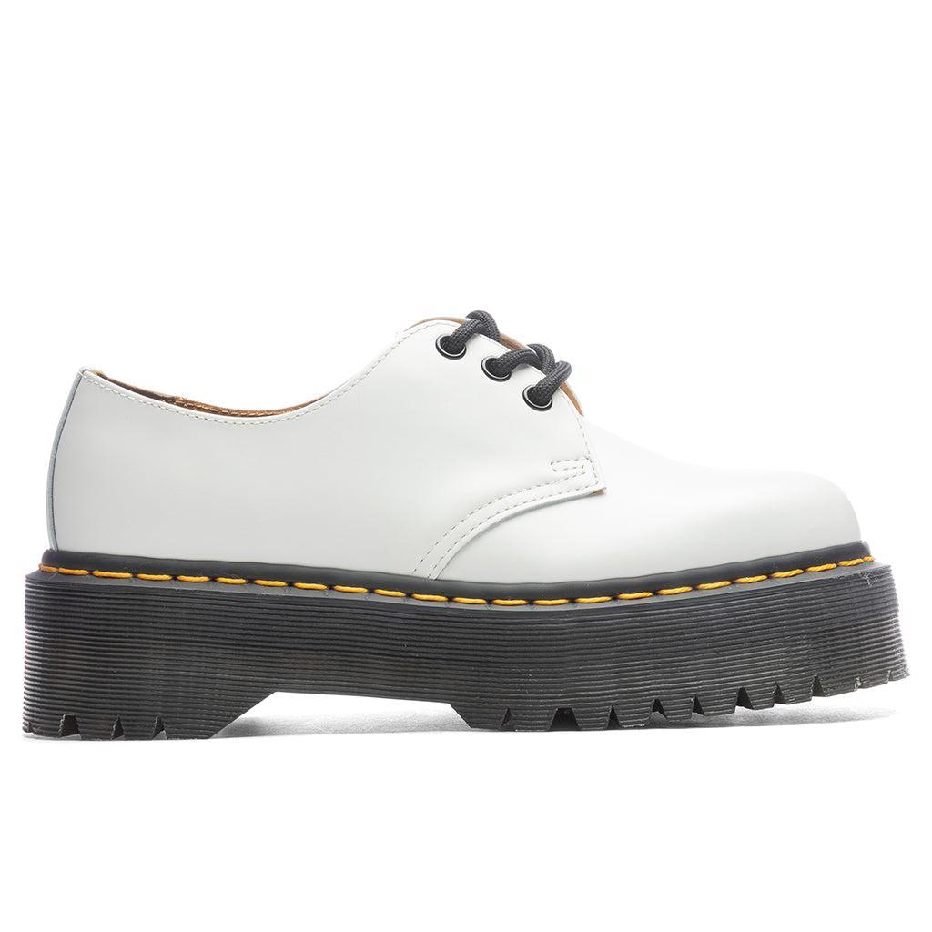 1461 Quad Smooth Leather Platform Shoes - White Smooth Male Product Image