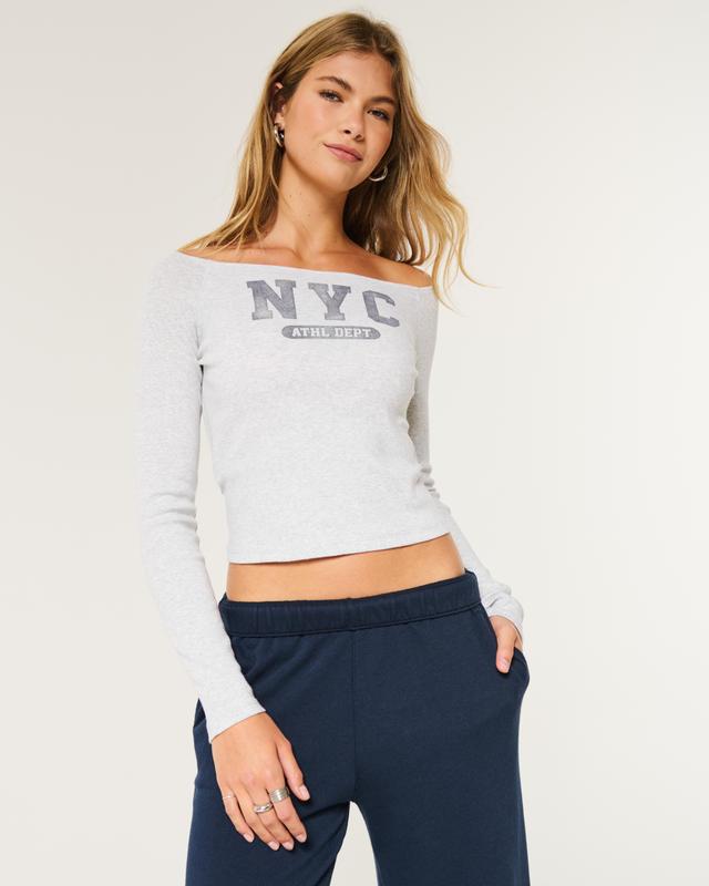 Long-Sleeve NYC Graphic T-Shirt Product Image