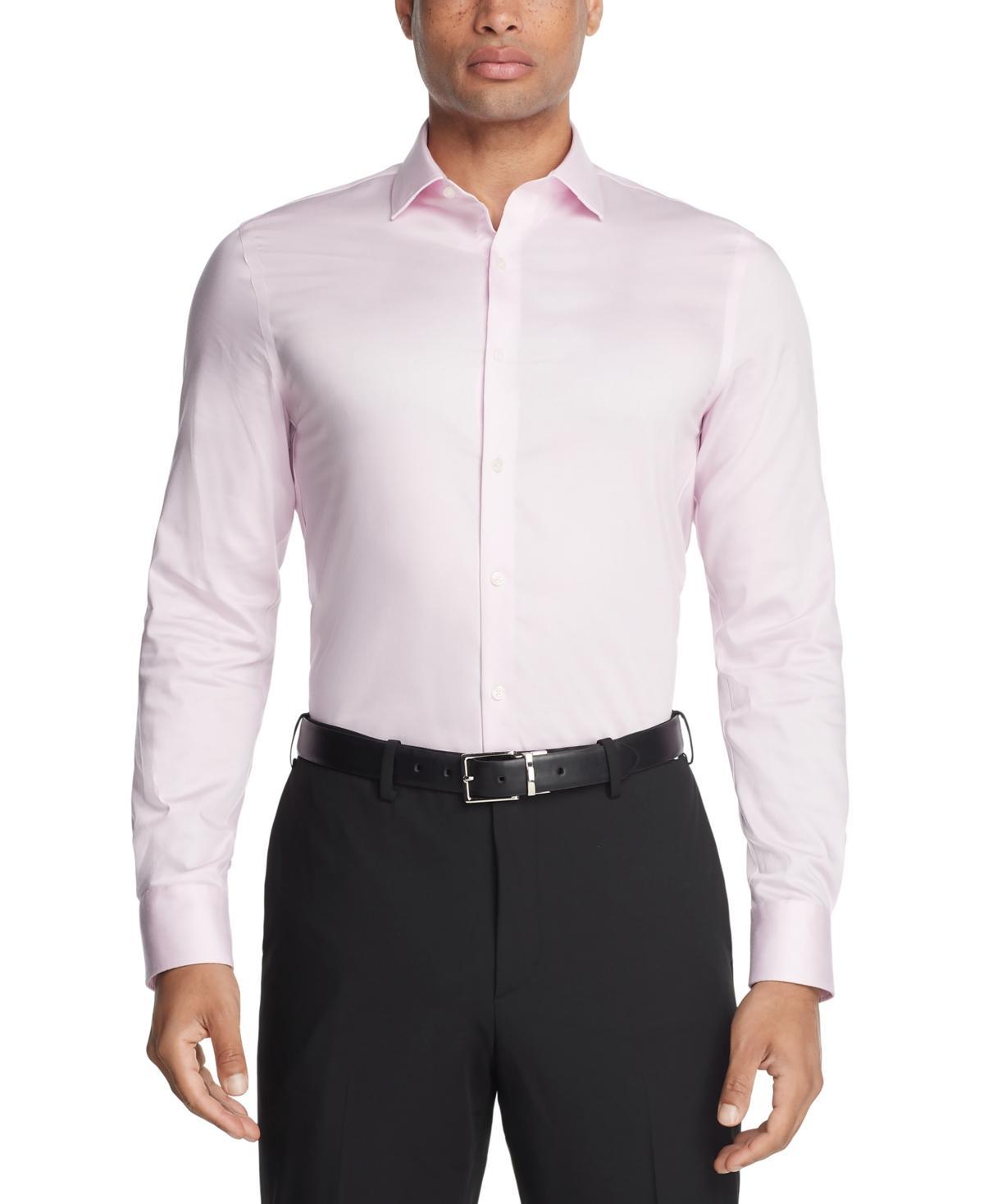 Tommy Hilfiger Mens Th Flex Essentials Wrinkle Free Stretch Dress Shirt Product Image