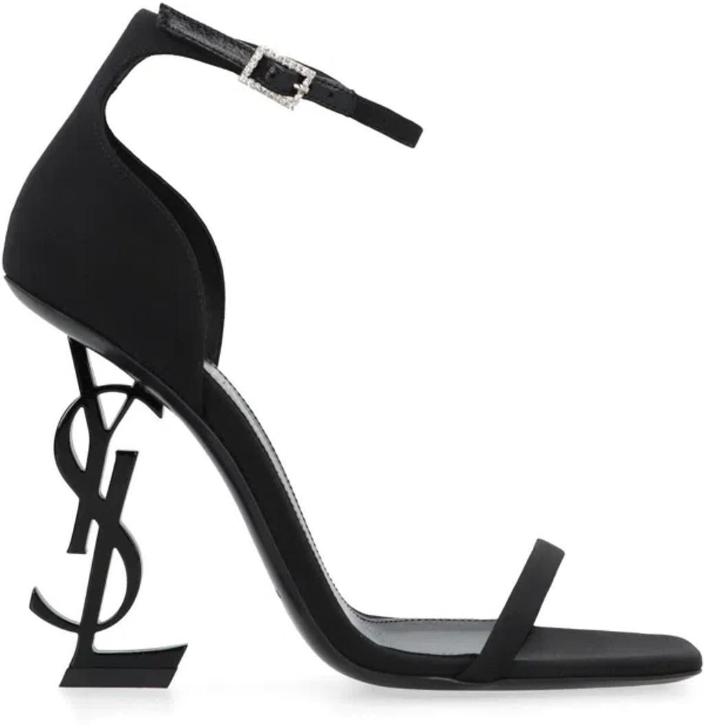 Opyum Heeled Sandals In Nero Product Image