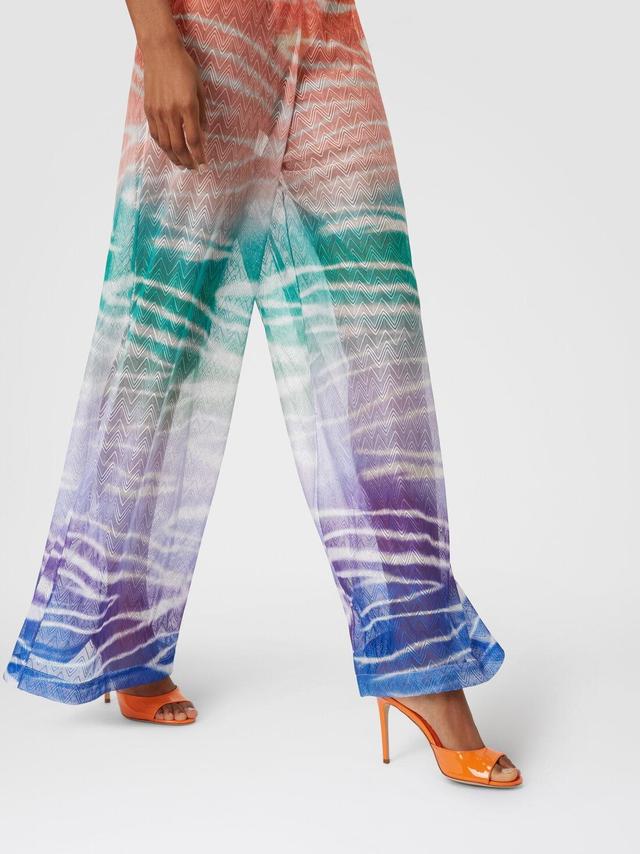 Tie-dye print cover up trousers Multicoloured | Missoni Product Image