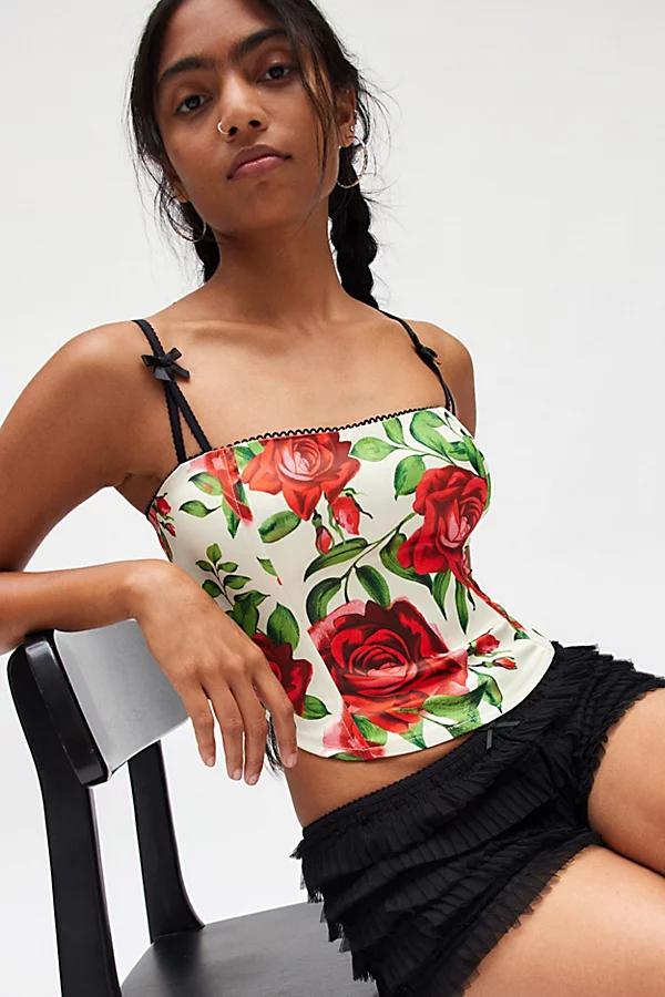 Jaded London Scarlett Satin Corset Top Womens at Urban Outfitters Product Image