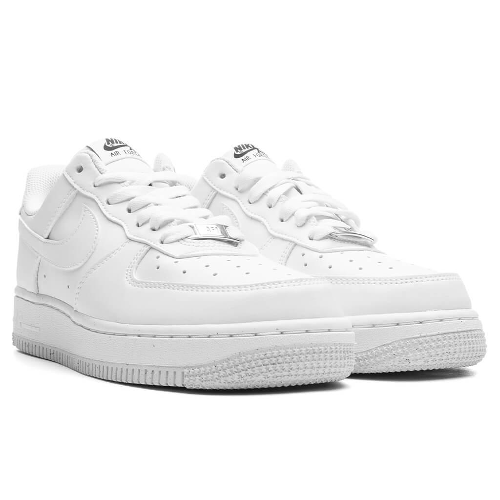 Women's Air Force 1 '07 Next Nature - White/Black/Metallic Silver Female Product Image