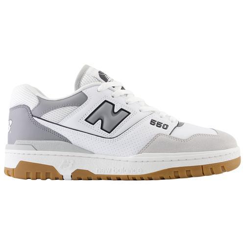 New Balance Mens New Balance 550 - Mens Shoes Grey/White/Black Product Image