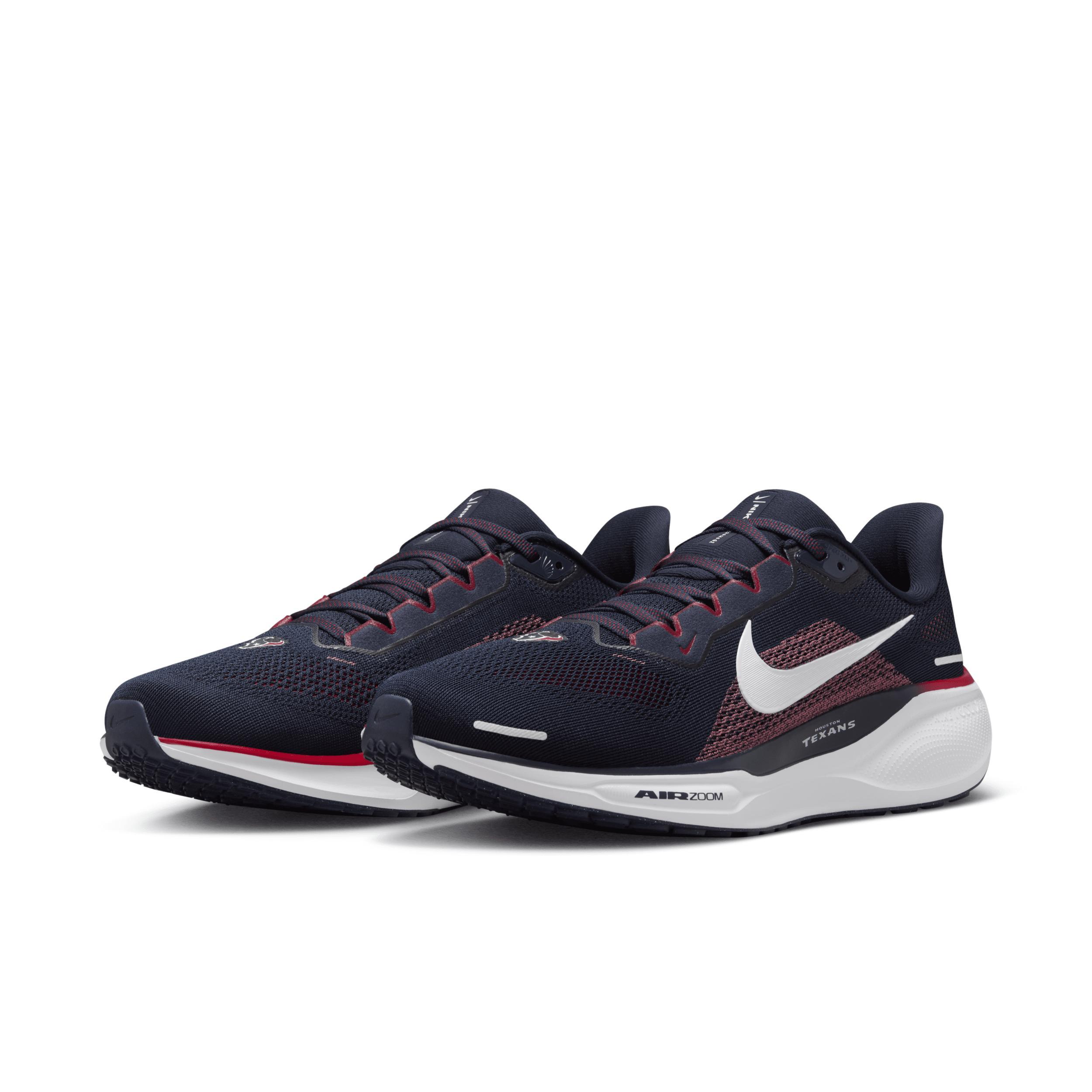 Nike Men's Pegasus 41 NFL Houston Texans Road Running Shoes Product Image