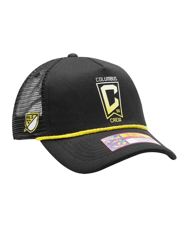 Fan Ink Mens Black Columbus Crew Atmosphere Trucker Adjustable Hat Product Image