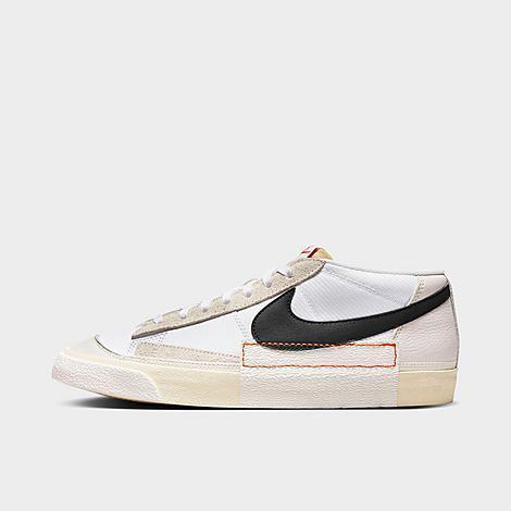 Nike Mens Nike Blazer Low Pro Club - Mens Basketball Shoes White/Black/Beach Product Image