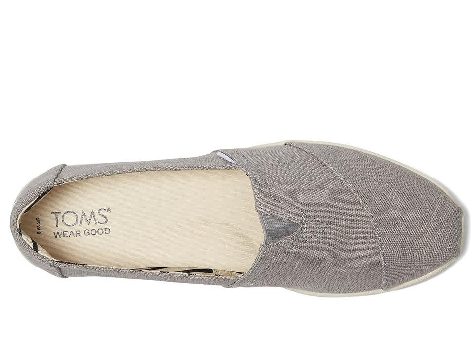 TOMS Alpargata Plus (Grey) Women's Flat Shoes Product Image