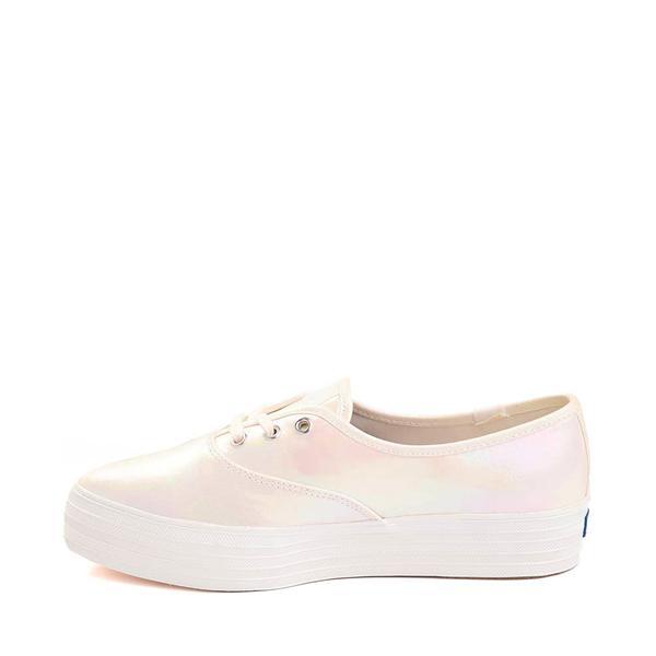 Keds Womens Point Canvas Lace-Up Platform Casual Sneakers from Finish Line Product Image