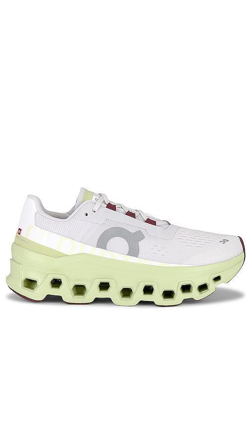 On Cloudmonster Sneaker in Yellow. Product Image