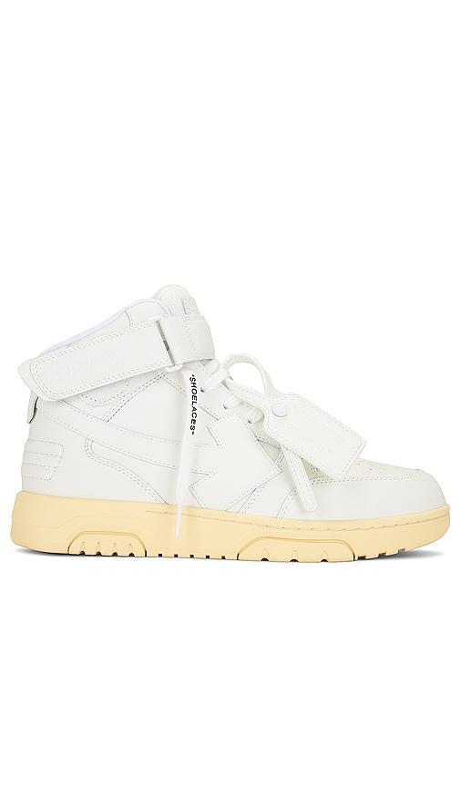 OFF-WHITE Out Of Office Mid Top Sneaker in White. Size 41, 42, 43, 44. Product Image