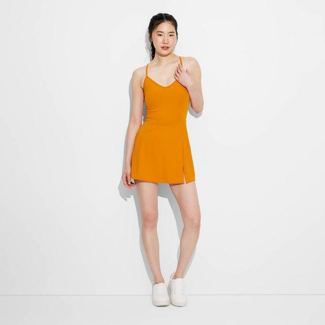 Womens Game Day Strappy Active Dress - JoyLab Dark Orange XL Product Image