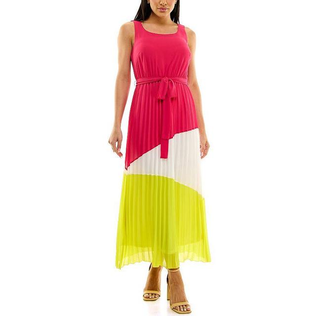 Womens Nina Leonard Colorblock Dress Product Image