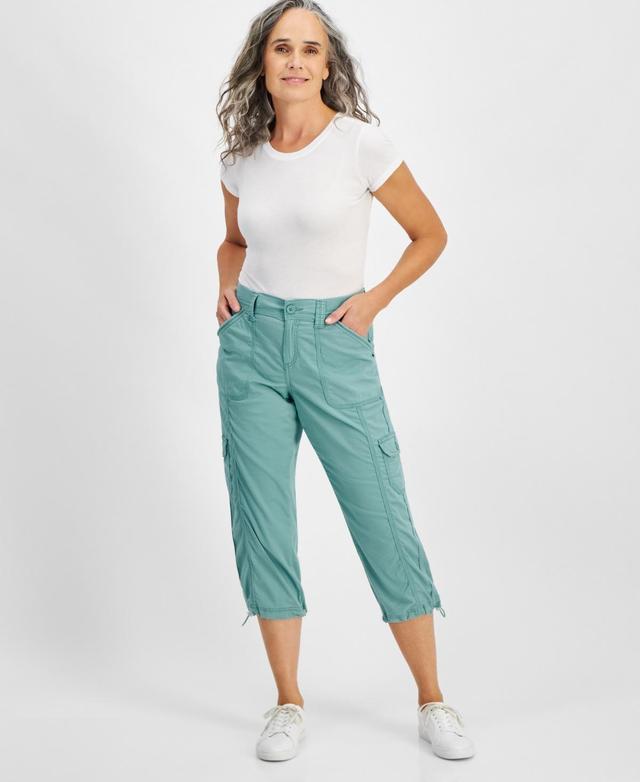 Style & Co Womens Cargo Capri Pants, Created for Macys Product Image