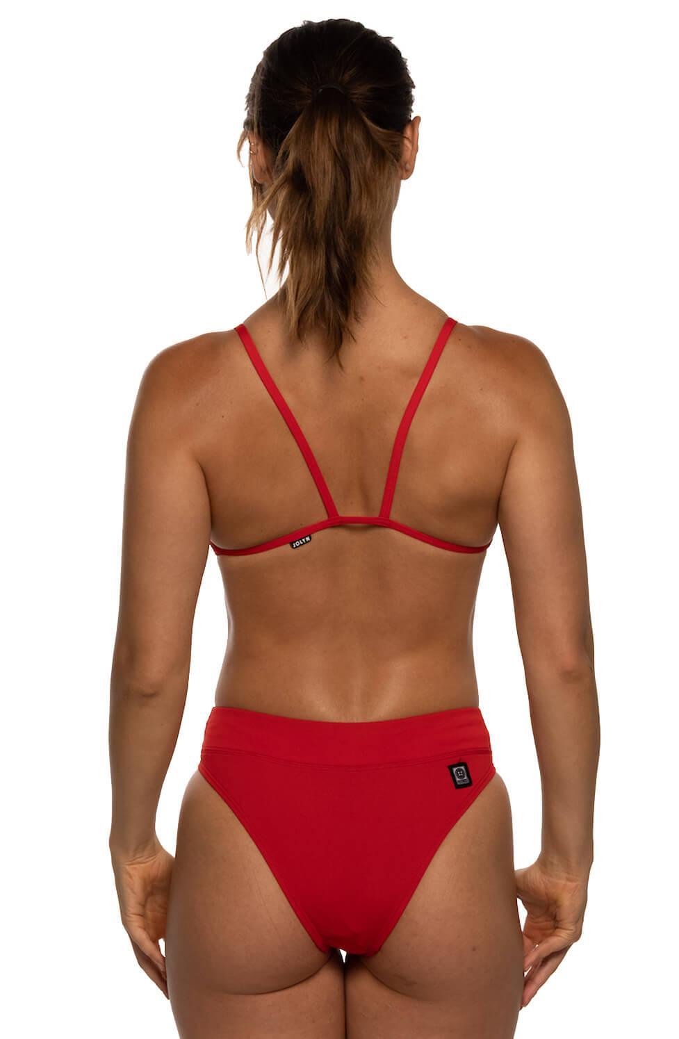 Zoe Bikini Bottom - Red Female Product Image