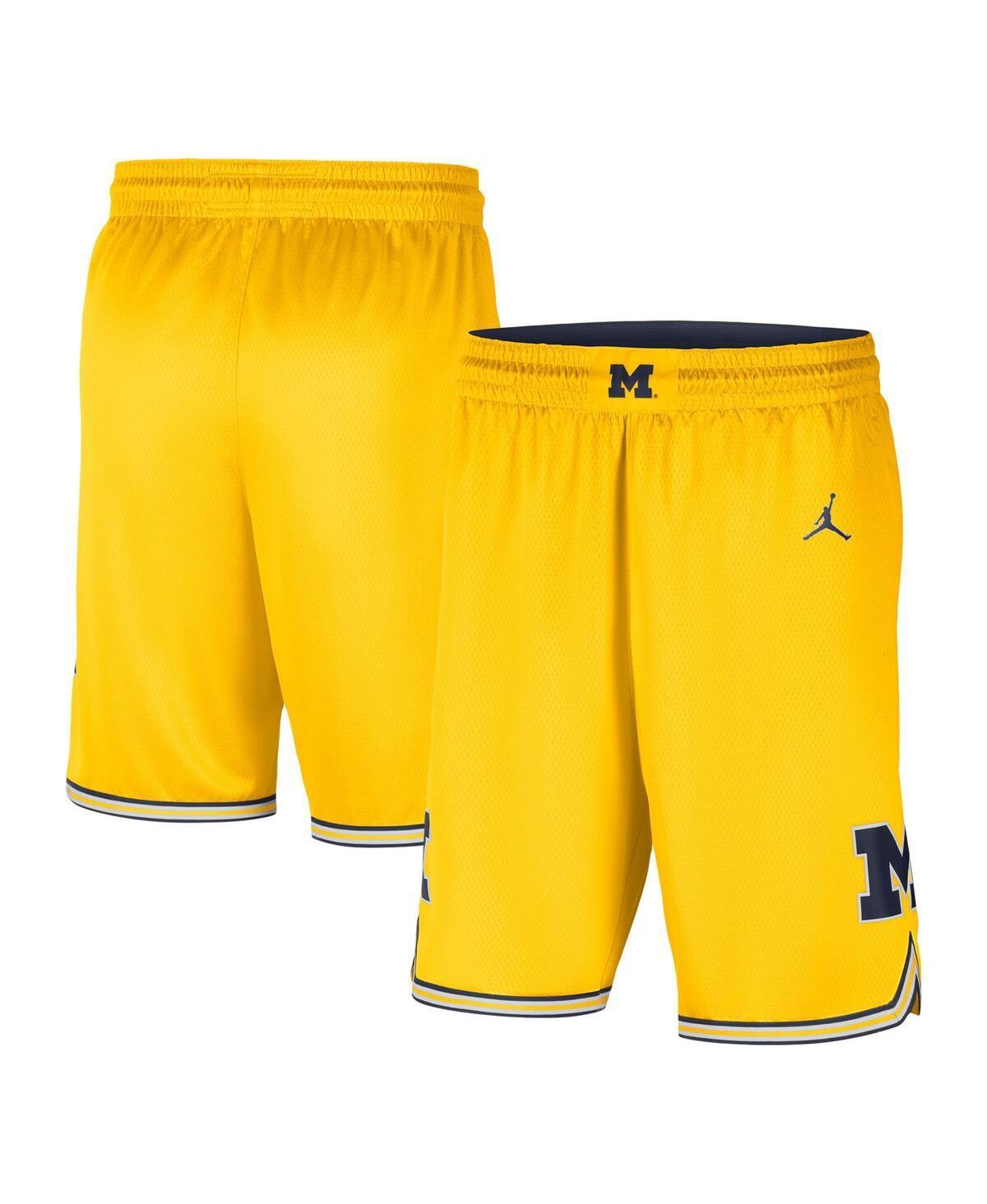 Mens Nike Maize Michigan Wolverines Limited Performance Basketball Shorts Product Image