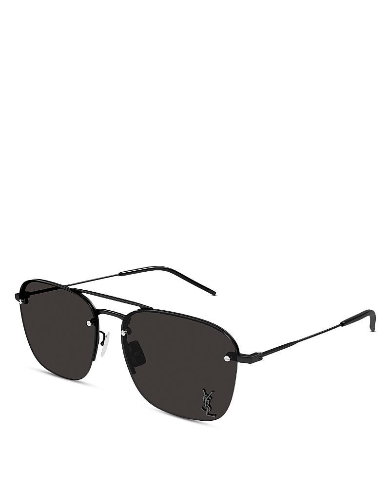 Saint Laurent Monogram Pin Navigator Sunglasses, 59mm Product Image