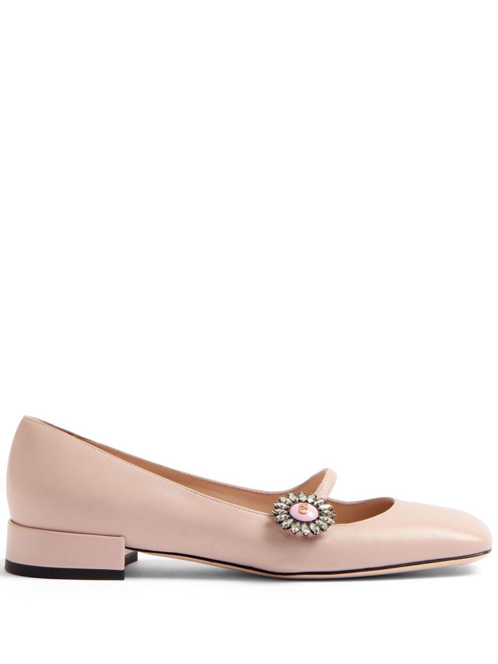 VALENTINO GARAVANI Preshoes Ballet Flats In Water Rosecrystalrosa Product Image