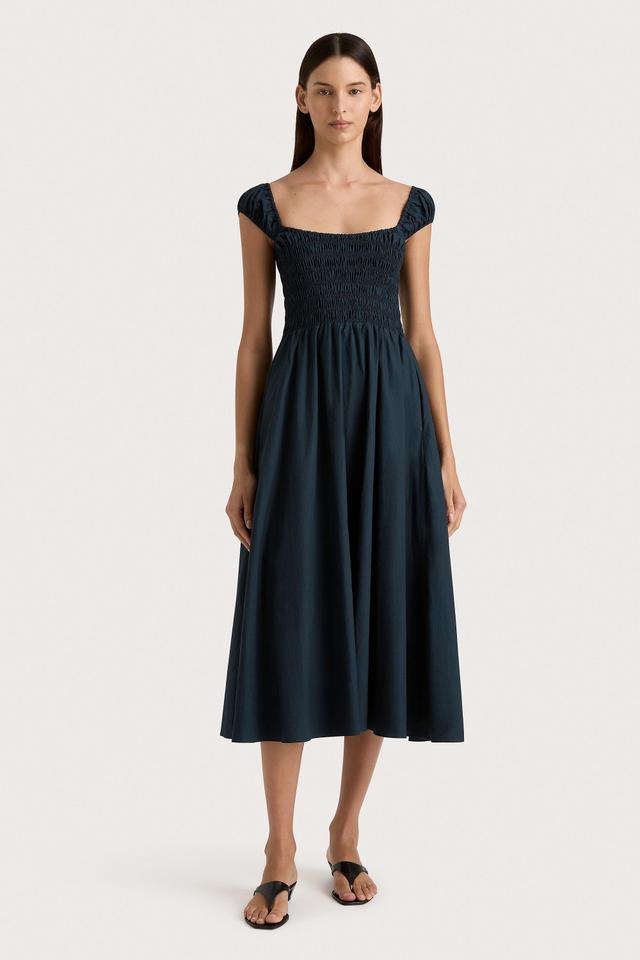 Lene Midi Dress Navy Product Image