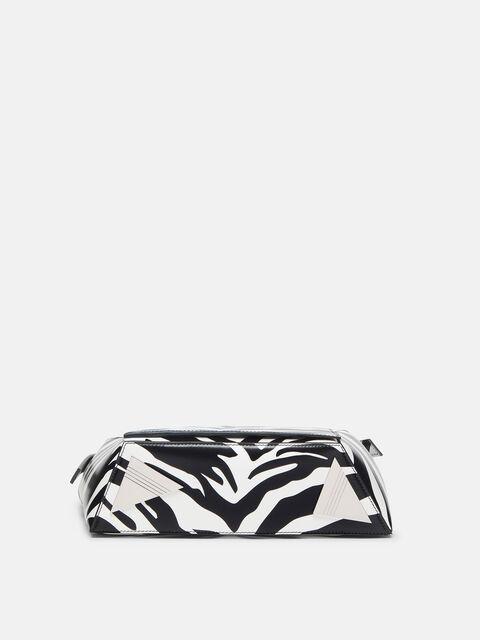 ''7/7'' black and white shoulder bag Product Image