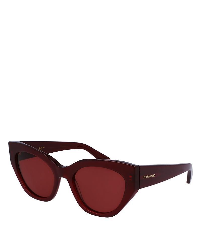 Ferragamo Classic Logo Geometric Cat Eyes, 55mm Product Image