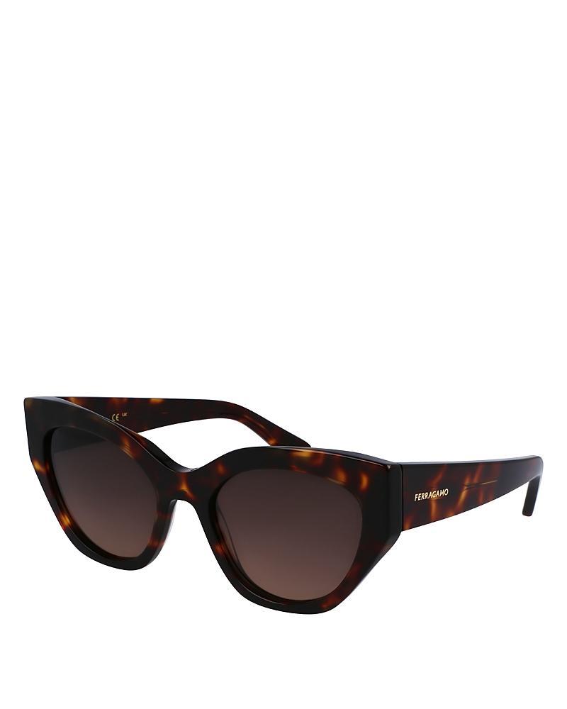 Ferragamo Classic Logo Geometric Cat Eyes, 55mm Product Image