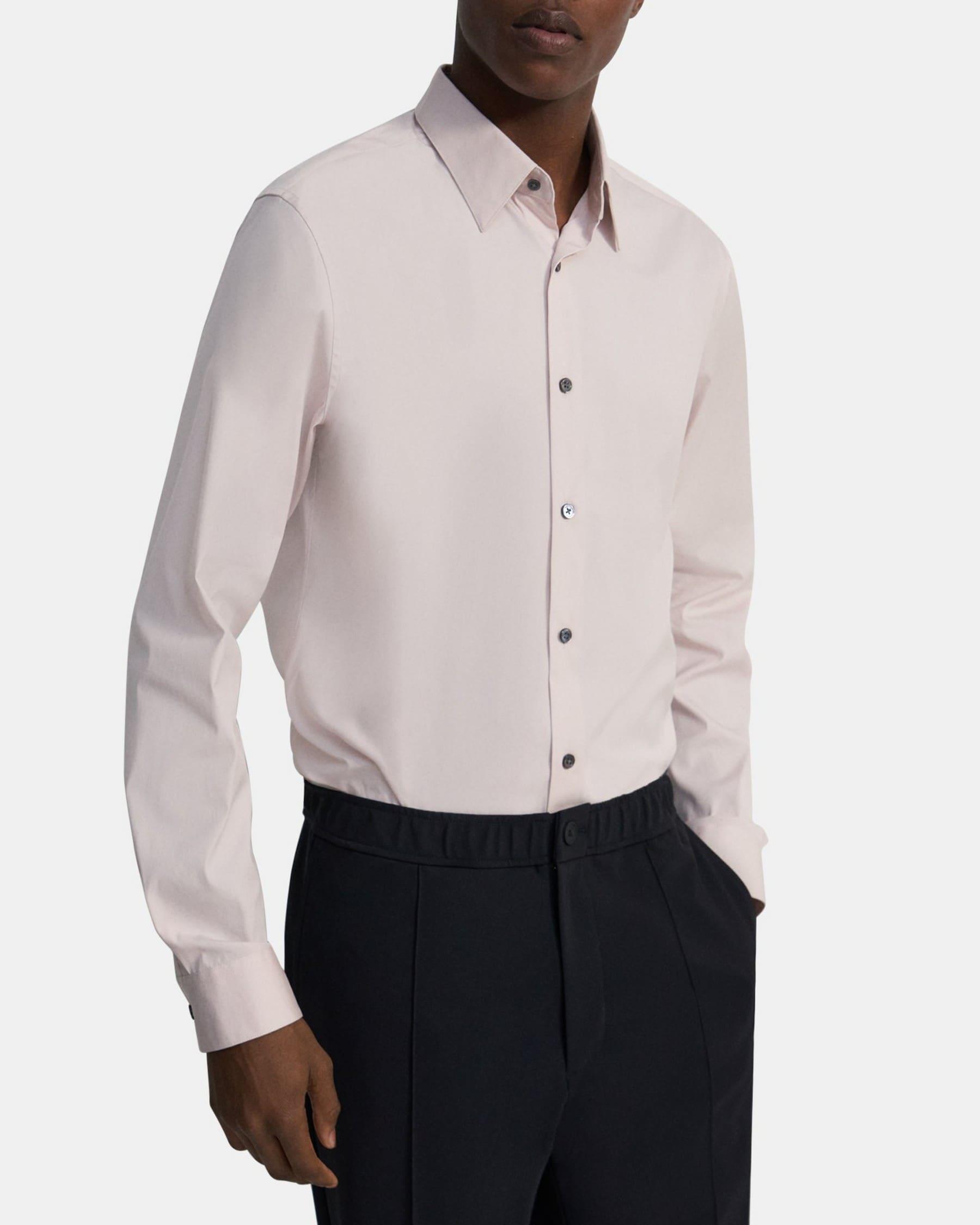 Tailored Shirt In Stretch Cotton Product Image