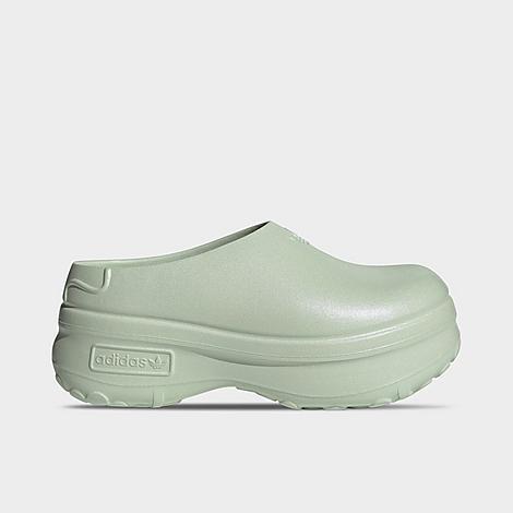 Womens adidas Adifom Stan Smith Mule - Linen Green Metallic / White / Linen Green Product Image