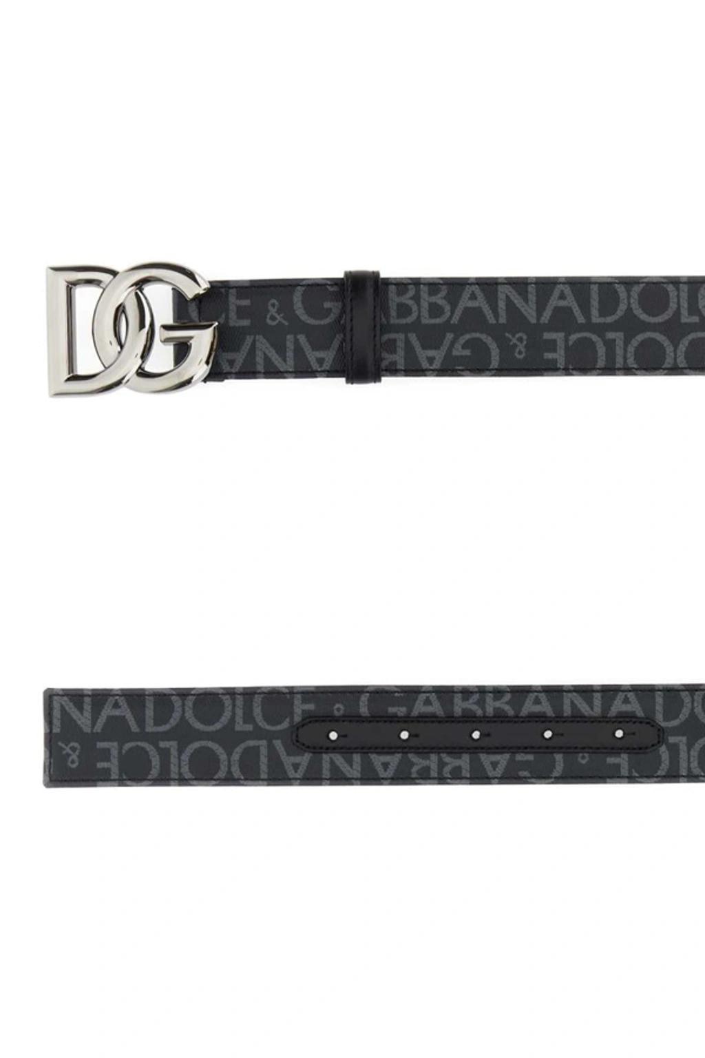 Man Printed Canvas Belt In Multicolor Product Image