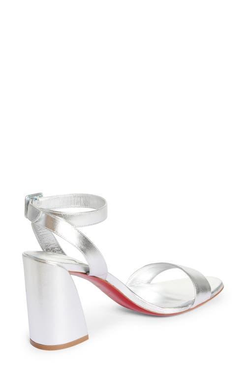 Miss Sabina Metallic Sandal In Silver Product Image