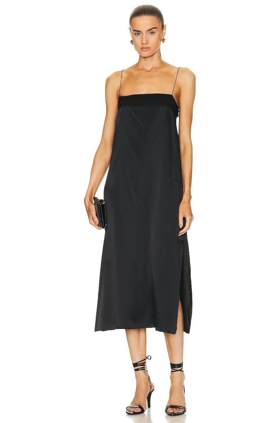 KHAITE Sicily Dress Black. (also in 0, 2, 6, 8). Product Image