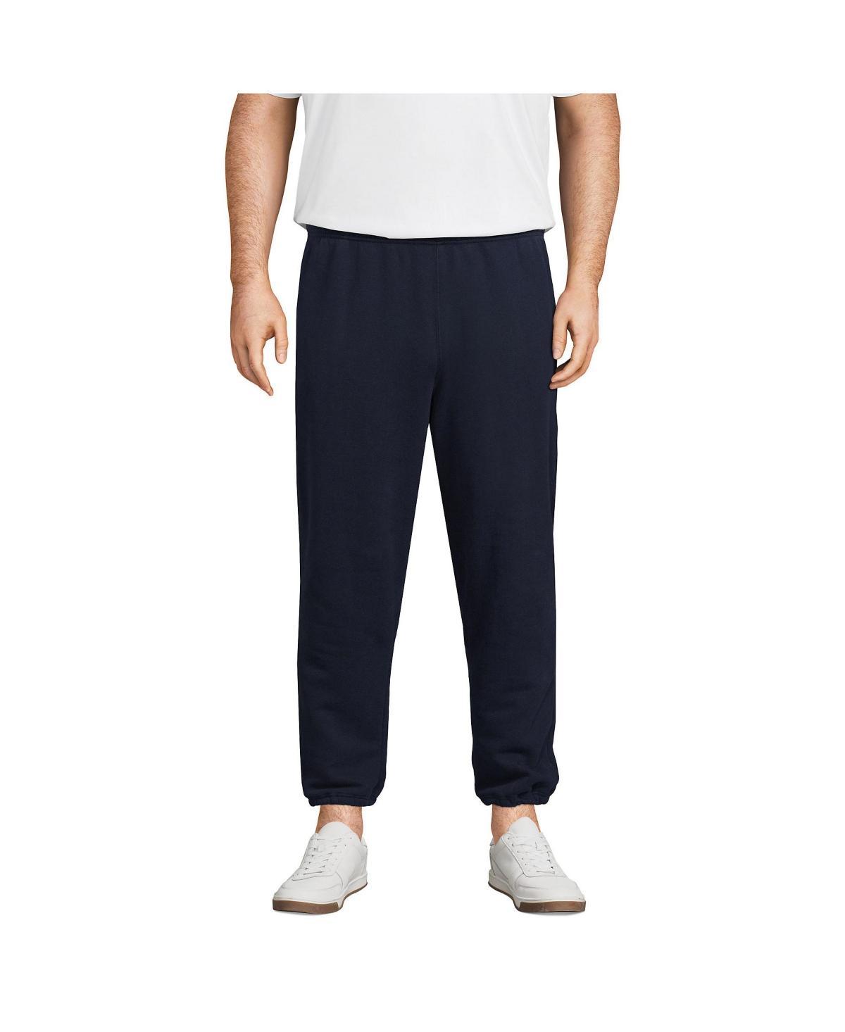 Big & Tall Lands End Serious Sweats Sweatpants, Mens Radiant Blue Product Image