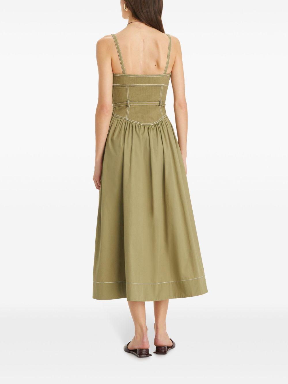 twill midi dress Product Image