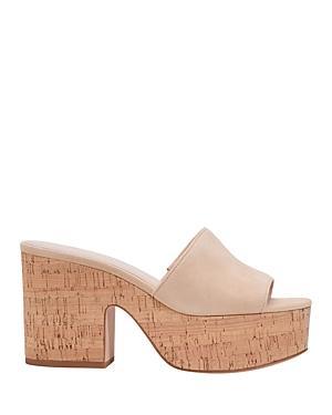 Womens Ibiza Suede Cork Heels Product Image