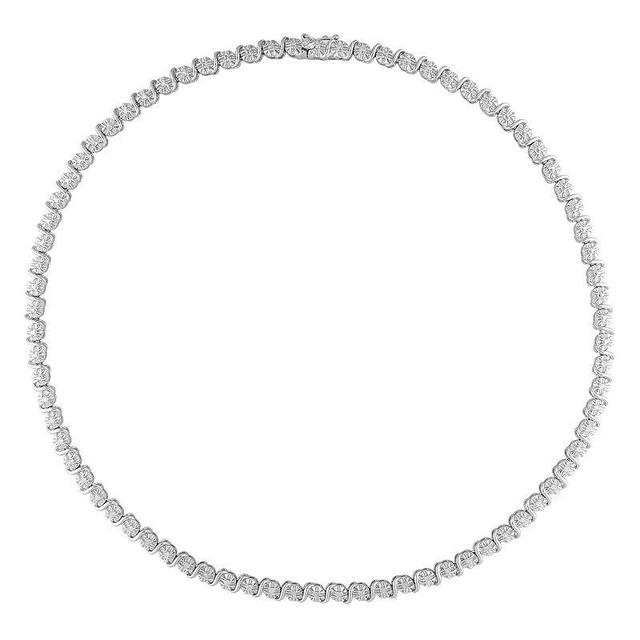 Stella Grace Sterling Silver 1/2 Carat T.W. Diamond Necklace, Womens Product Image