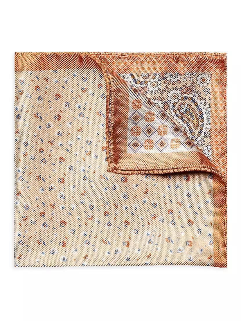 Paisley Silk Pocket Square Product Image