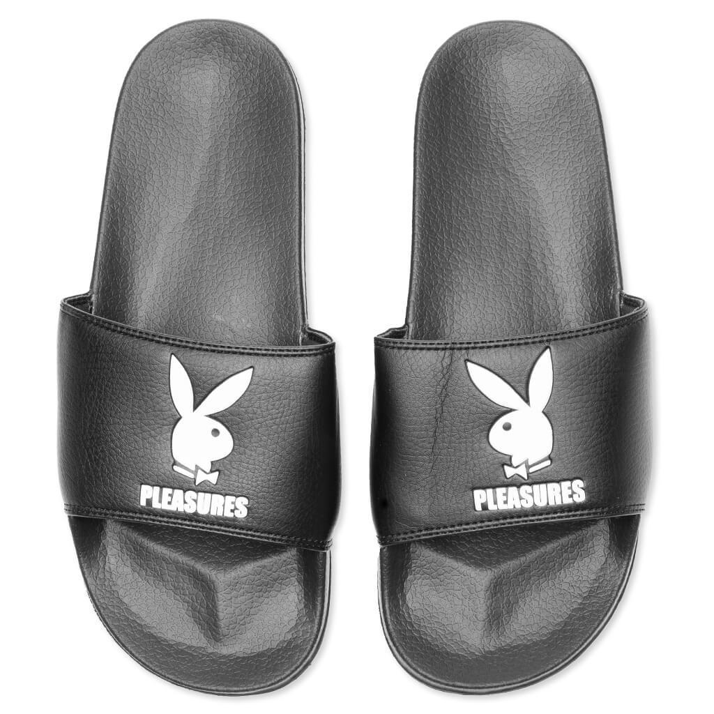 PLEASURES x Playboy Slides - Black Male Product Image