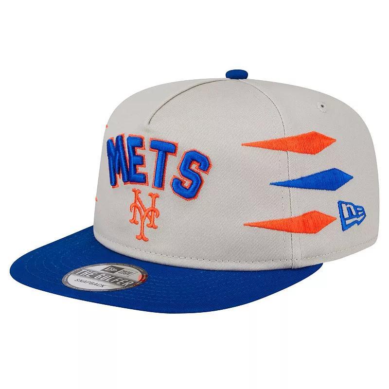 Mens New Era Cream New York Mets Iron Golfer Snapback Hat Product Image