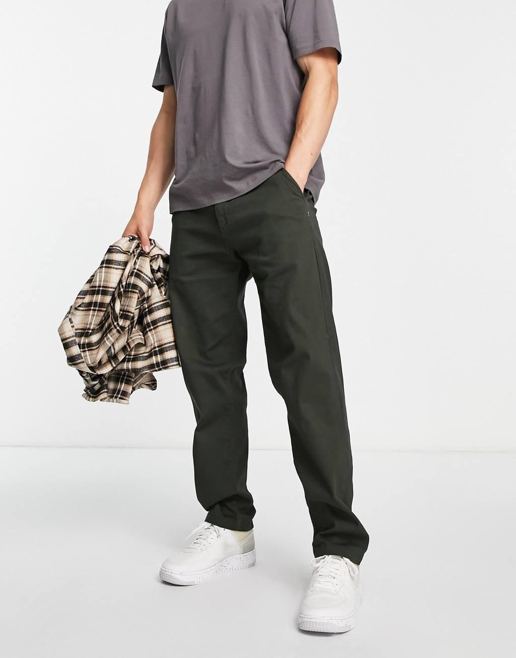 Jack & Jones Intelligence Kane loose fit chinos in khaki Product Image