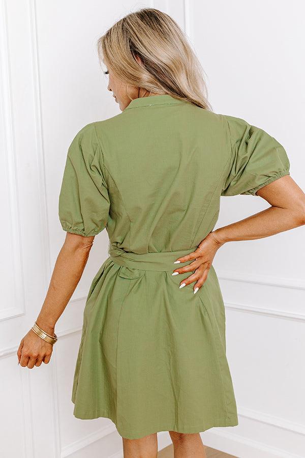 Mojito Muse Button Down Mini Dress Product Image