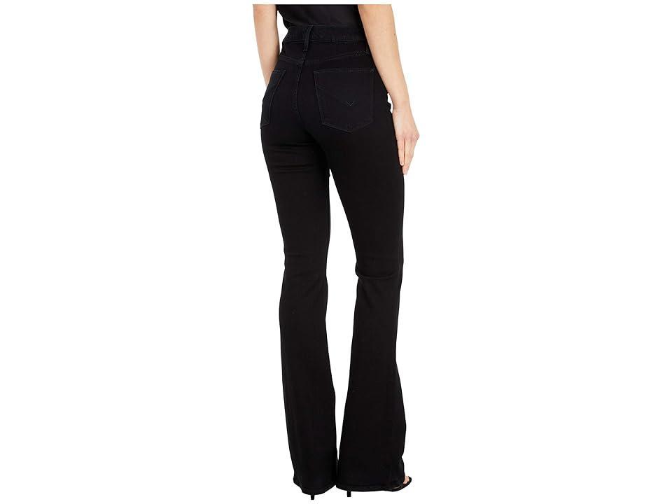 Hudson Jeans Barbara High-Waisted Bootcut Black) Women's Jeans Product Image