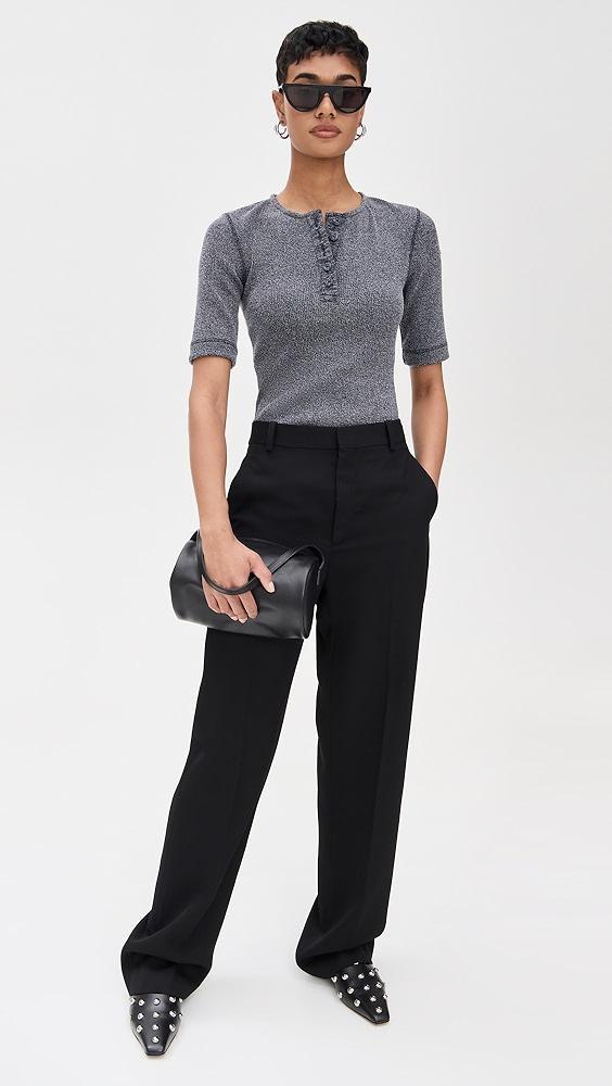 Proenza Schouler White Label Jacqueline Shirt in Boucle Rib | Shopbop Product Image