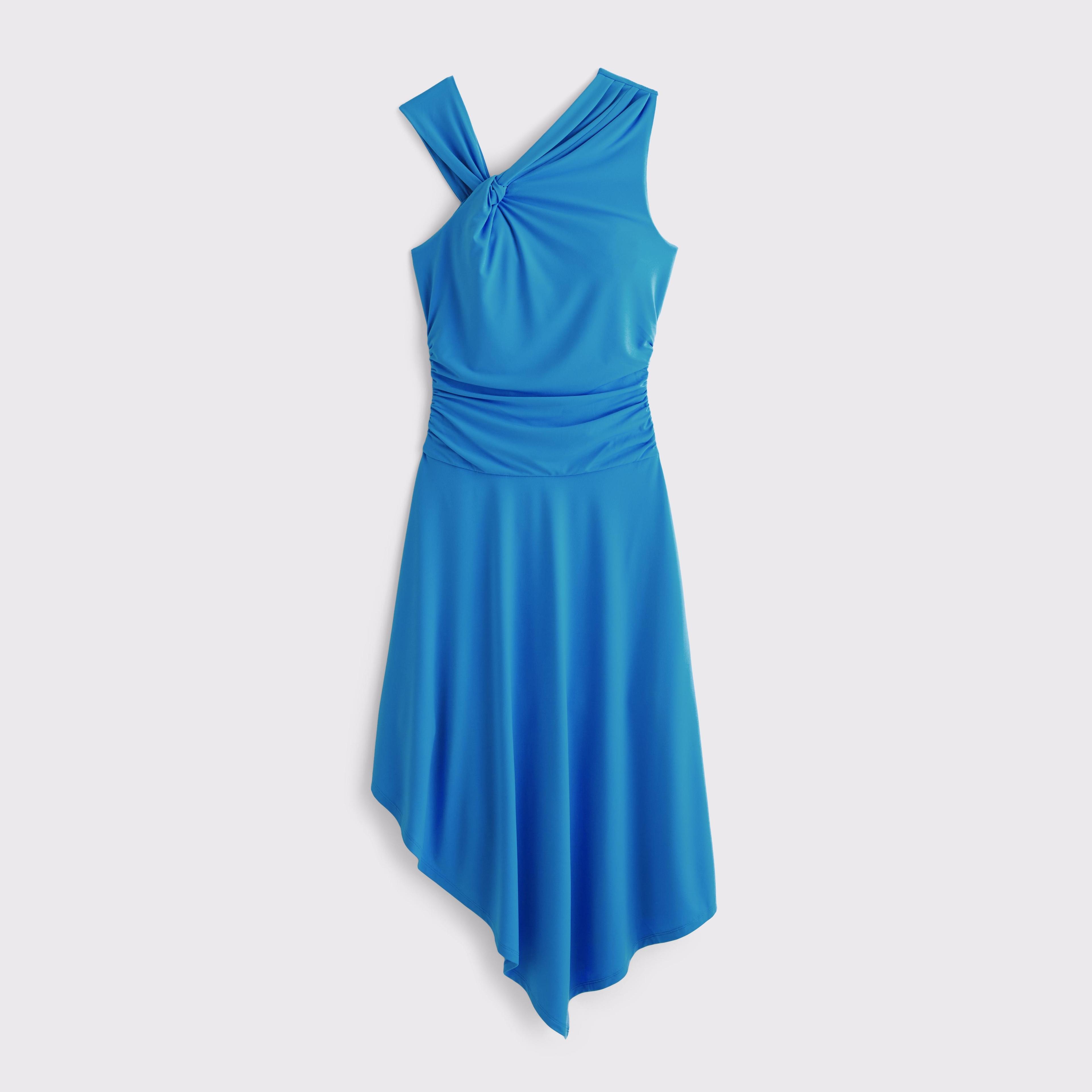 Asymmetrical Knit Midi Dress Product Image